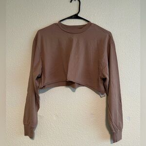 Artizias Azure skies XS gently used long sleeve crop top